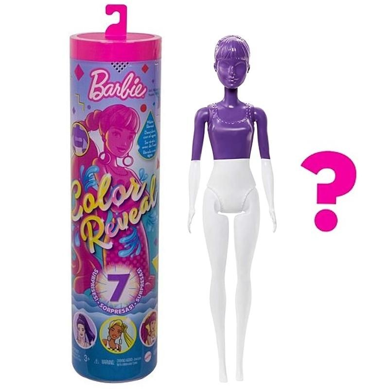 Barbie Color Reveal meglepetés baba - divatos színek