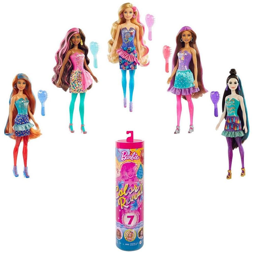 Barbie Color Reveal meglepetés baba - irány a buli