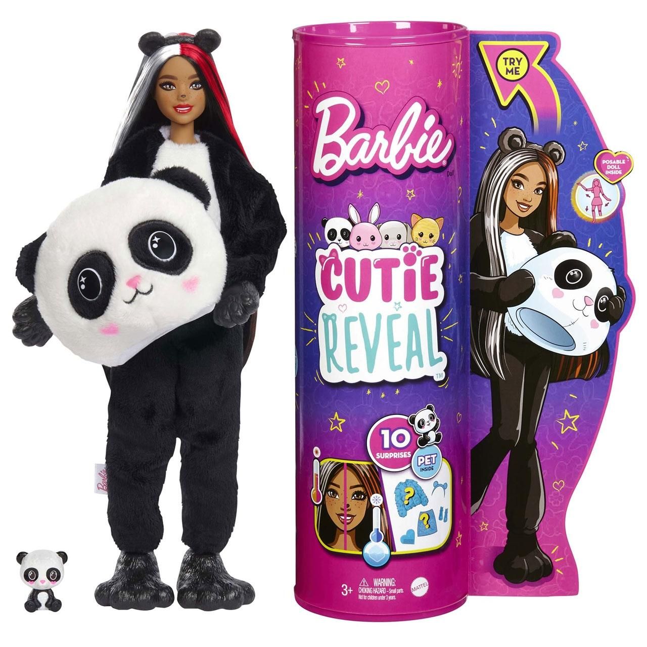 Barbie Cutie Reveal meglepetés baba - pandás (HHG18/HGG22)