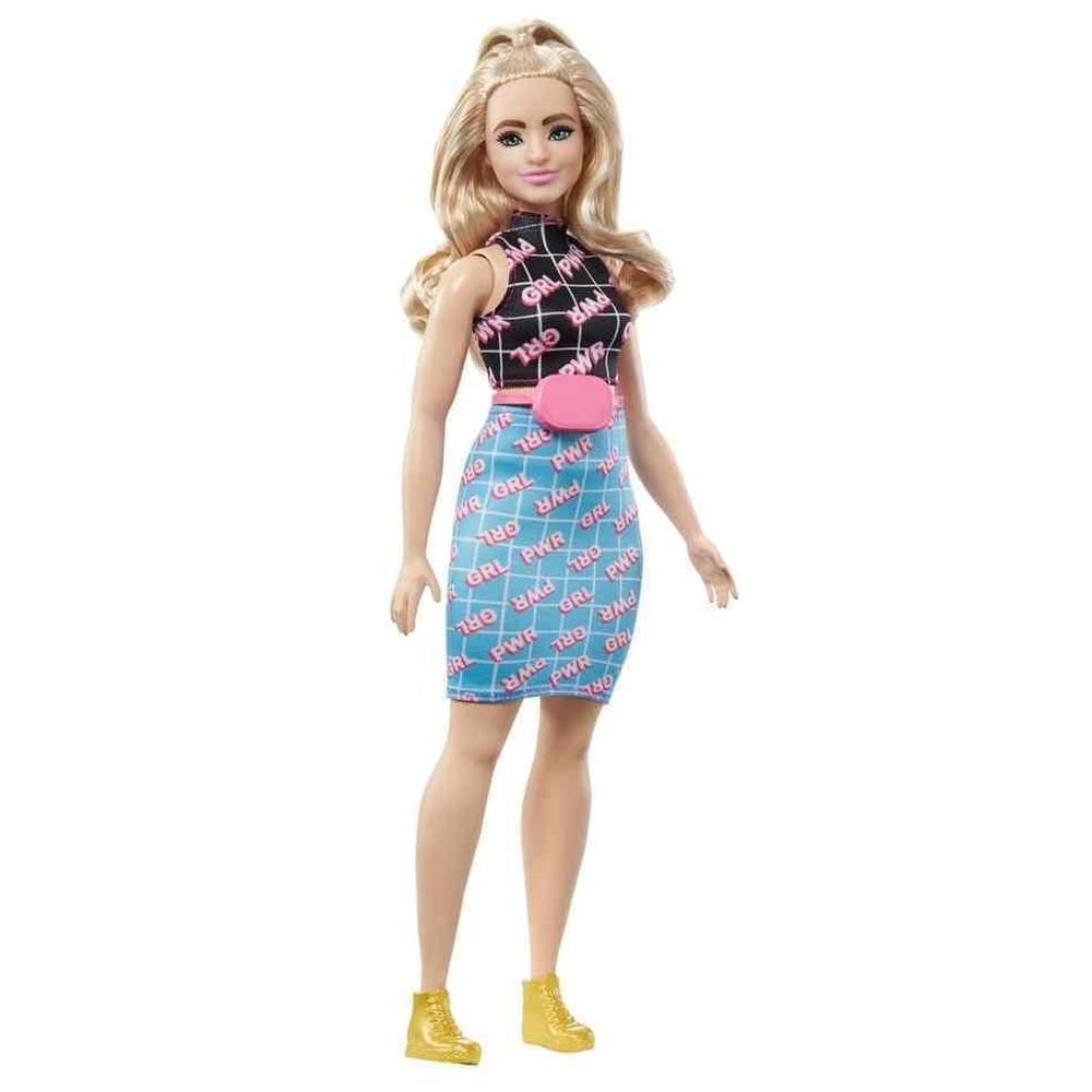 Barbie Fashionista barátnők stílusos divatbaba - Girl Power Outfitben #202