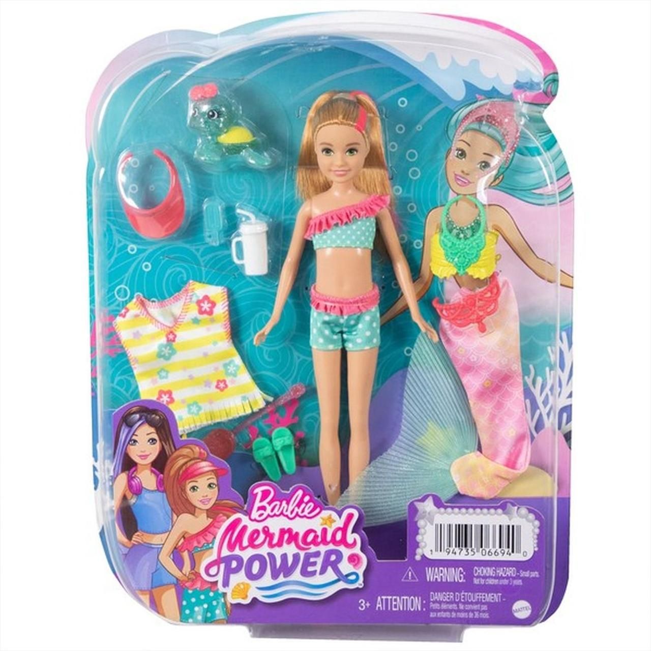 Barbie Mermaid Power sellő tesók, többféle (HHG54)