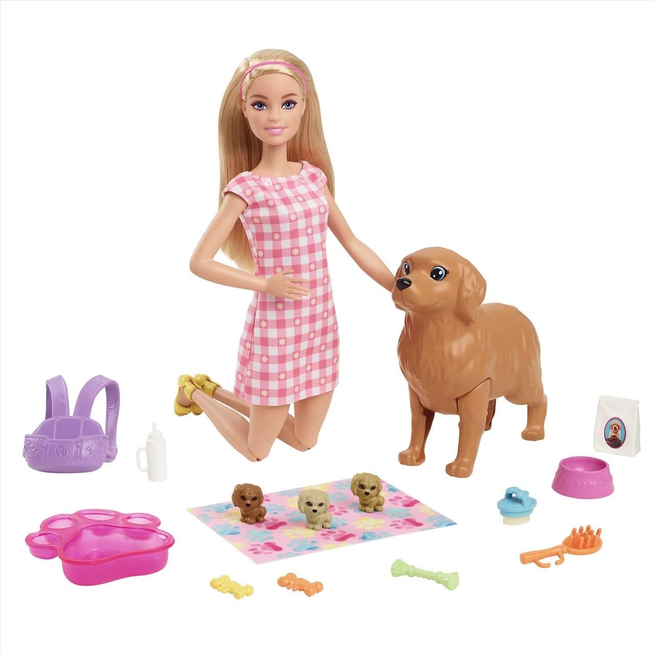 Barbie Újszülött kiskutyusok játékszett (2022) (HCK75)