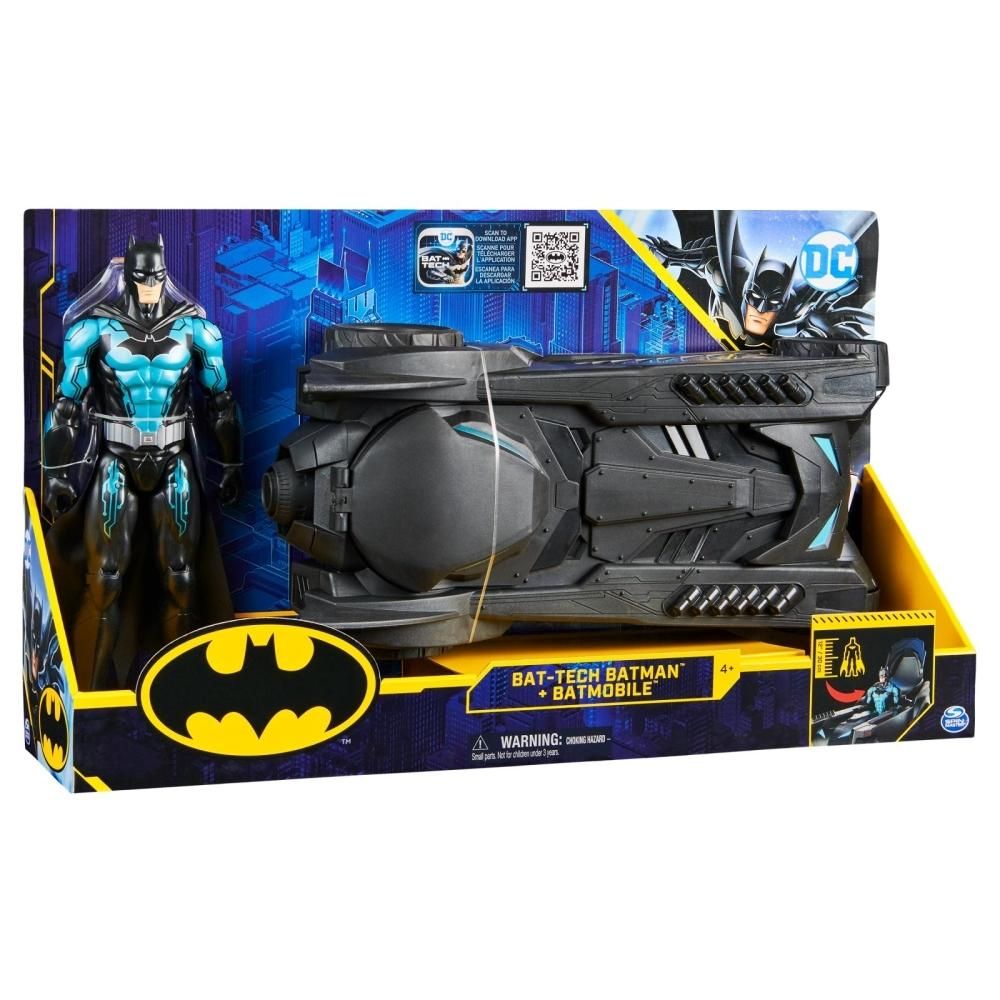 Batman Bat-Tech Batmobile 30 cm-es figurával szett