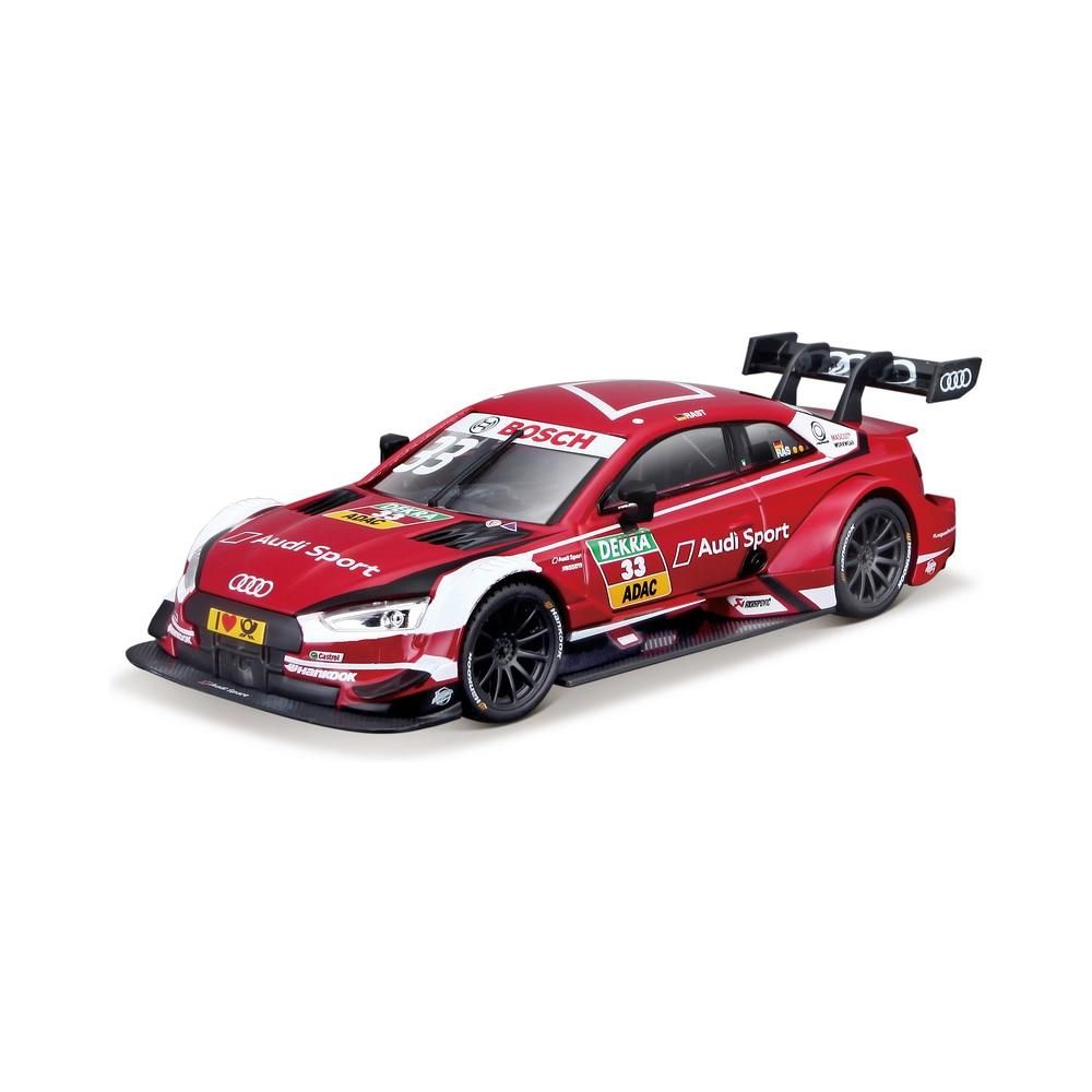 Bburago 1:32 DTM versenyautó vitrinben - Audi RS5 DTM 2018 #33 René Rast (18-41160)