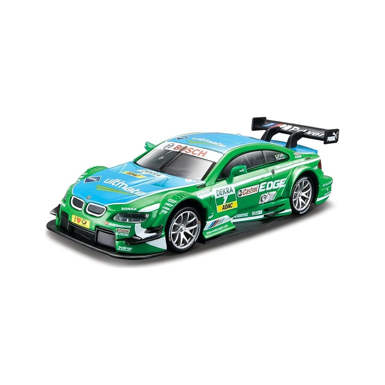 Bburago 1:32 DTM versenyautó vitrinben - BMW M3 #7 Augusto Farfus (18-41157)