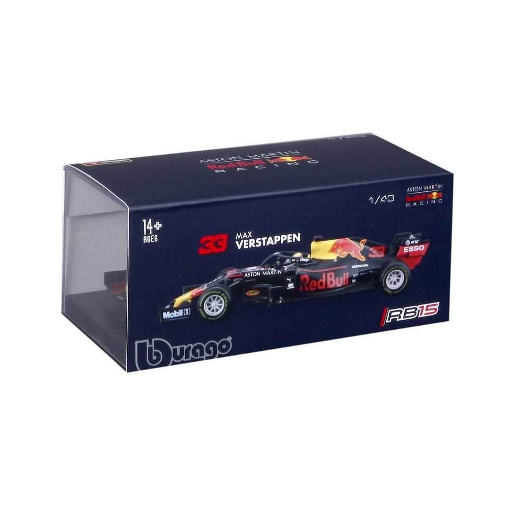 Bburago 1:43 2019 Red Bull RB15 F1 versenyautó sisakkal