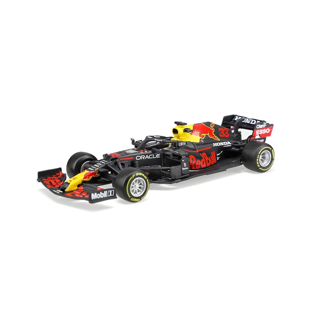 Bburago 1:43 Red Bull RB16B 2021, #33 Verstappen F1 versenyautó (18-38055)