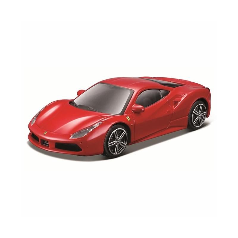 Bburago 1:43 versenyautó - Ferrari 488 GTB, piros