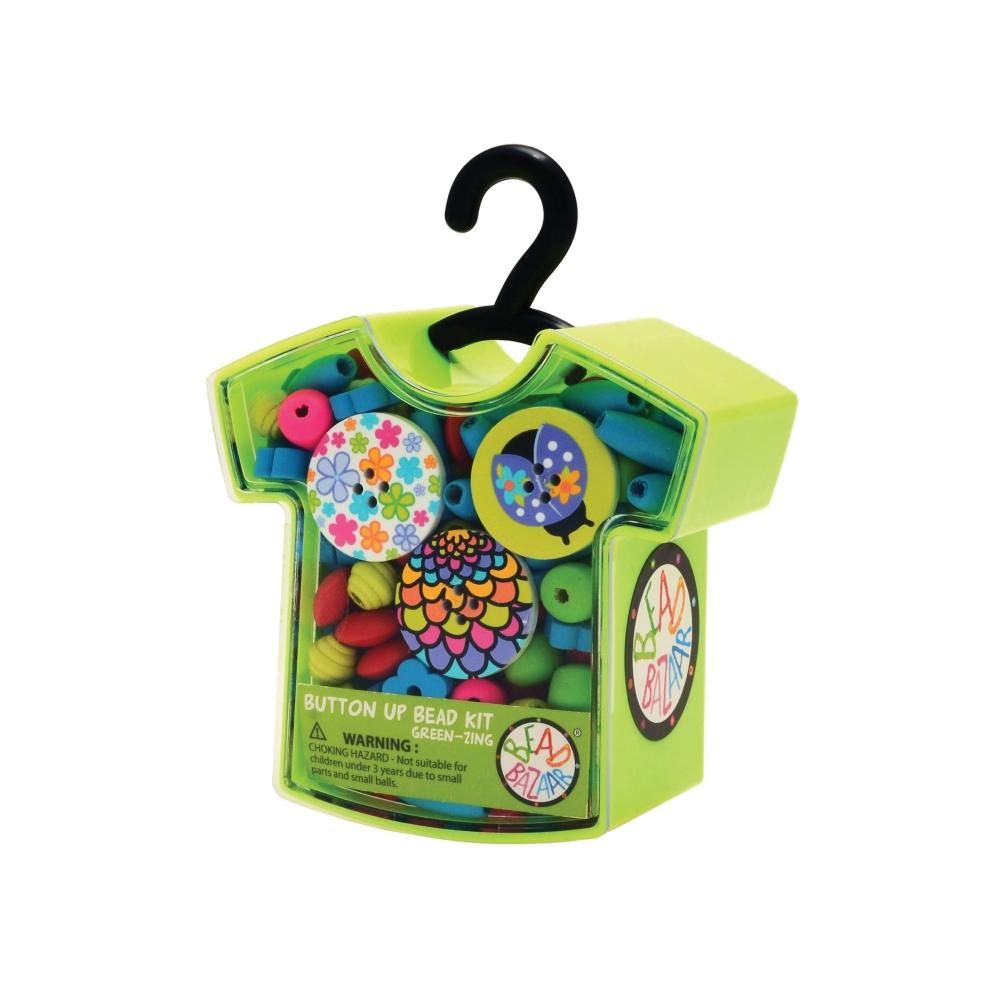 Bead Bazaar Gombot fel! Göngykészlet - zöld