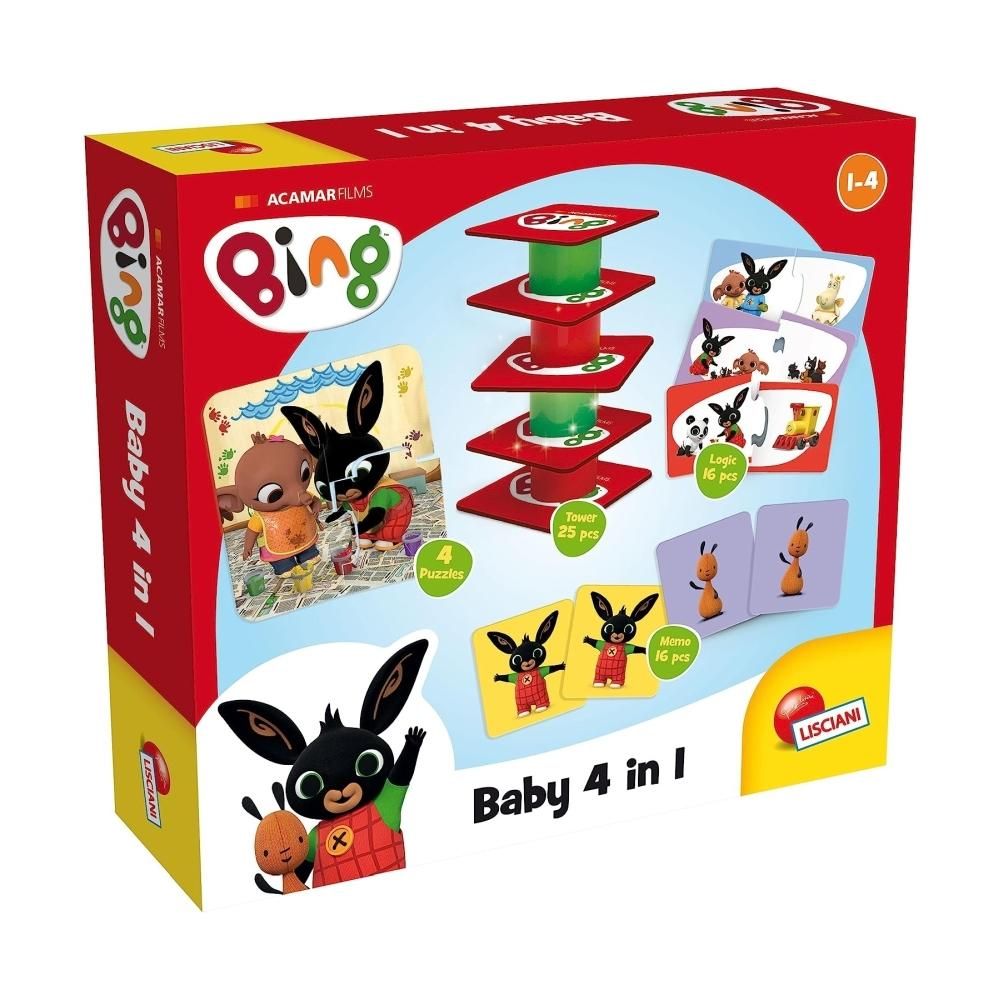 Bing nyuszi és barátai 4az1-ben fejlesztő játék