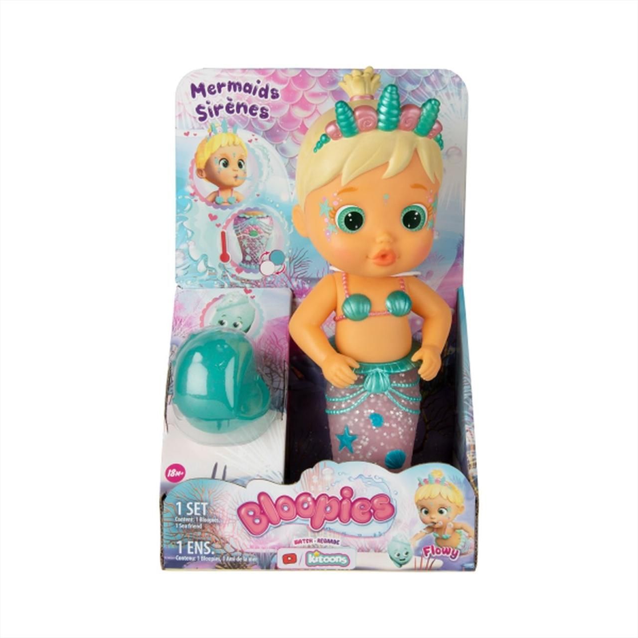 Bloopies Mókás Sellőbébik - Flowy