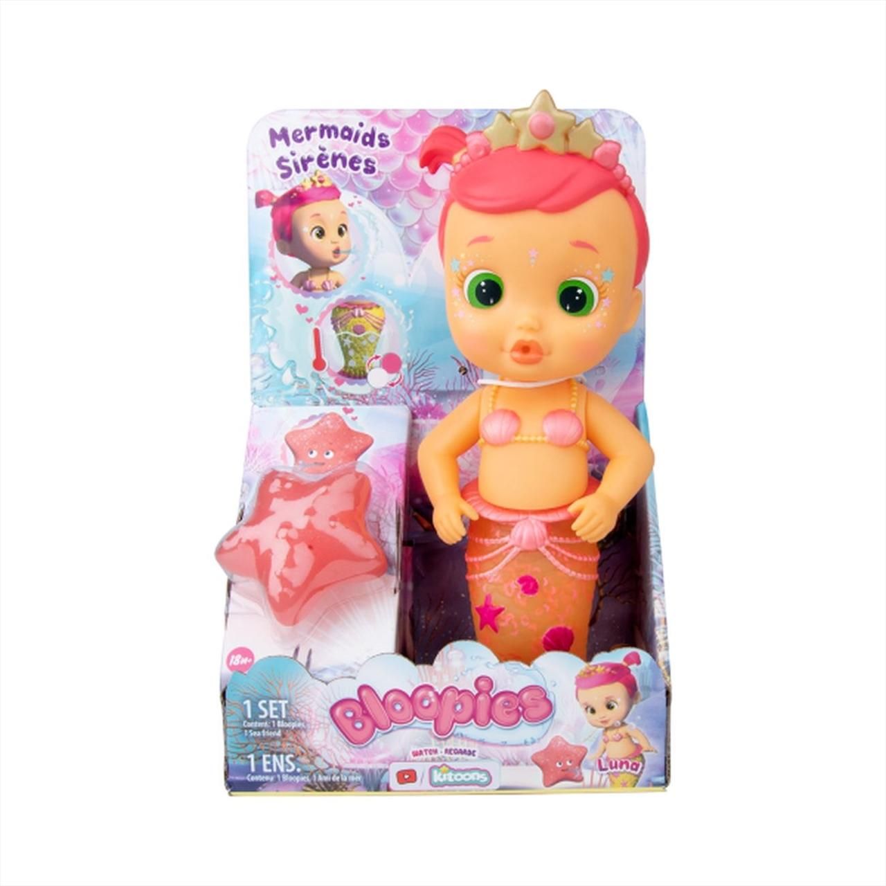 Bloopies Mókás Sellőbébik - Luna