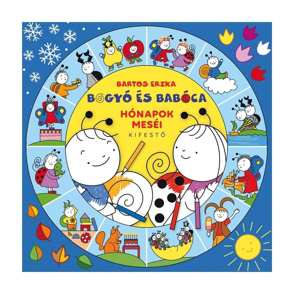 Bogyó és Babóca - Hónapok meséi kifestő