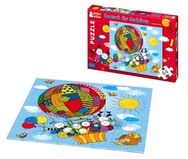 Bogyó és Babóca Léghajó 64 db-os puzzle