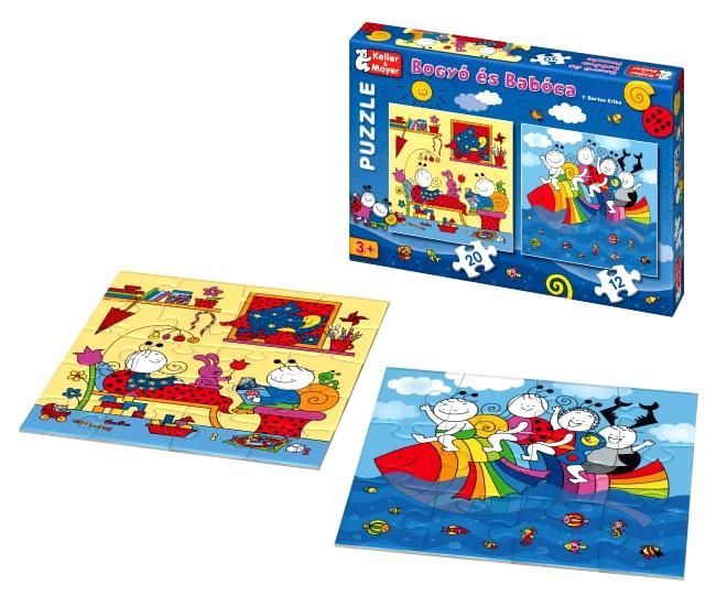 Bogyó és Babóca Szivárványhal 12, 20 db-os puzzle