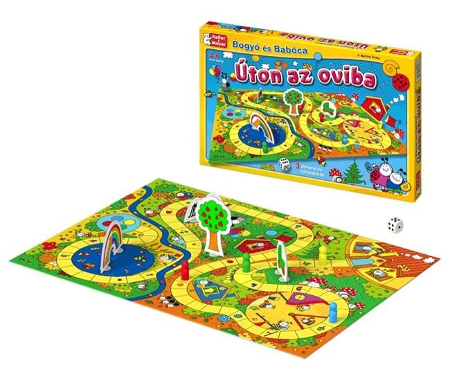 Bogyó és Babóca Úton az Oviba társasjáték