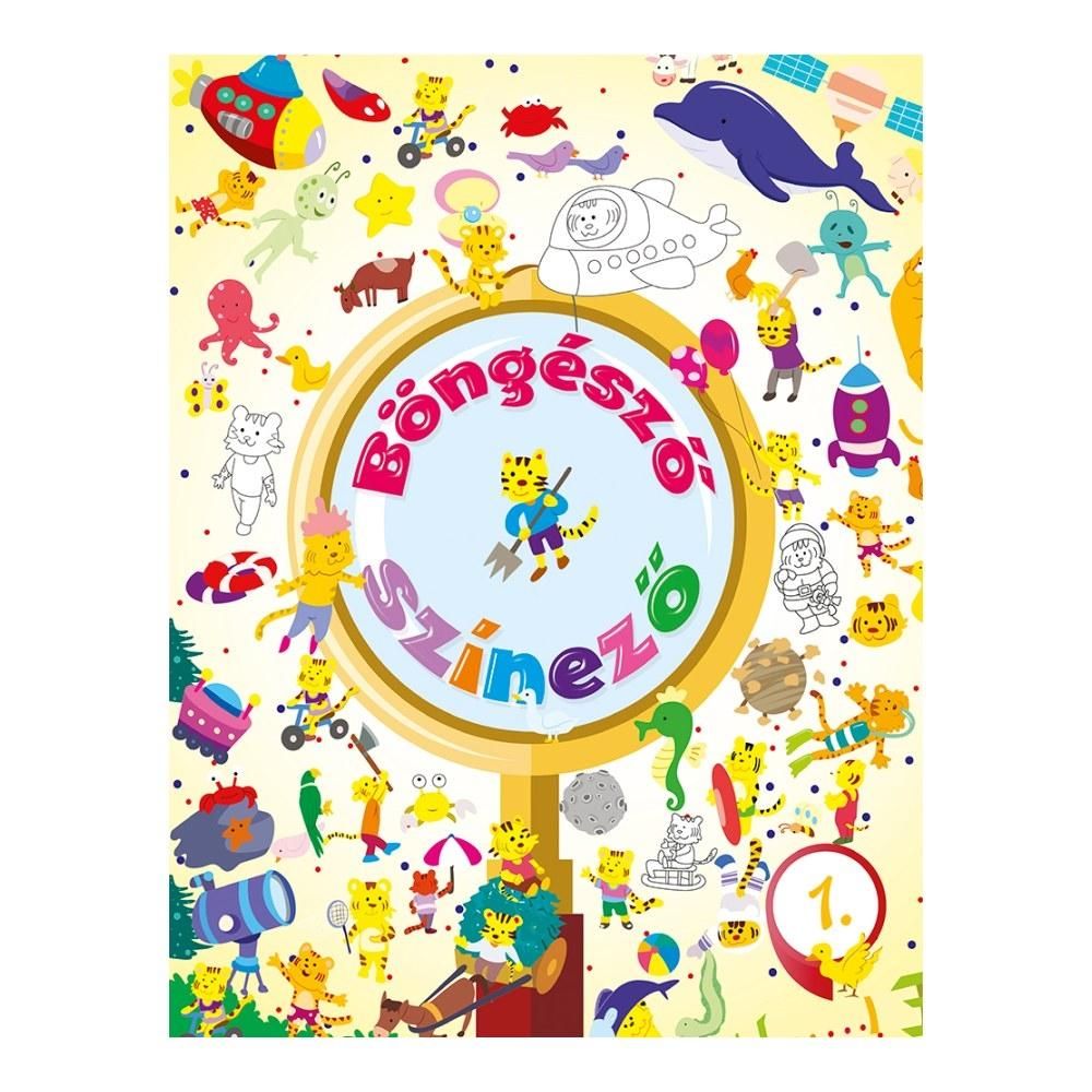 Böngésző színező - 1. Tigris