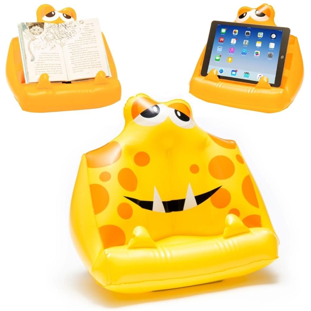 Bookmonster Air - Felfújható szörny könyvkanapé: Sammy, a mosolygós