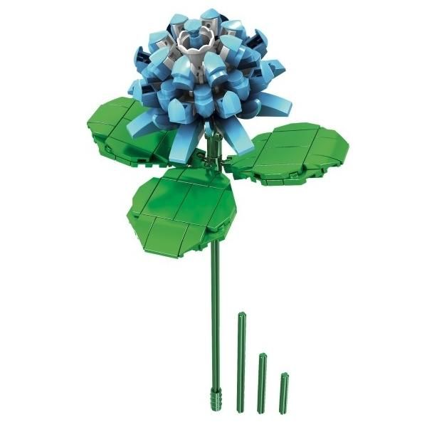 Bouquet virág építőkocka - Bazsarózsa