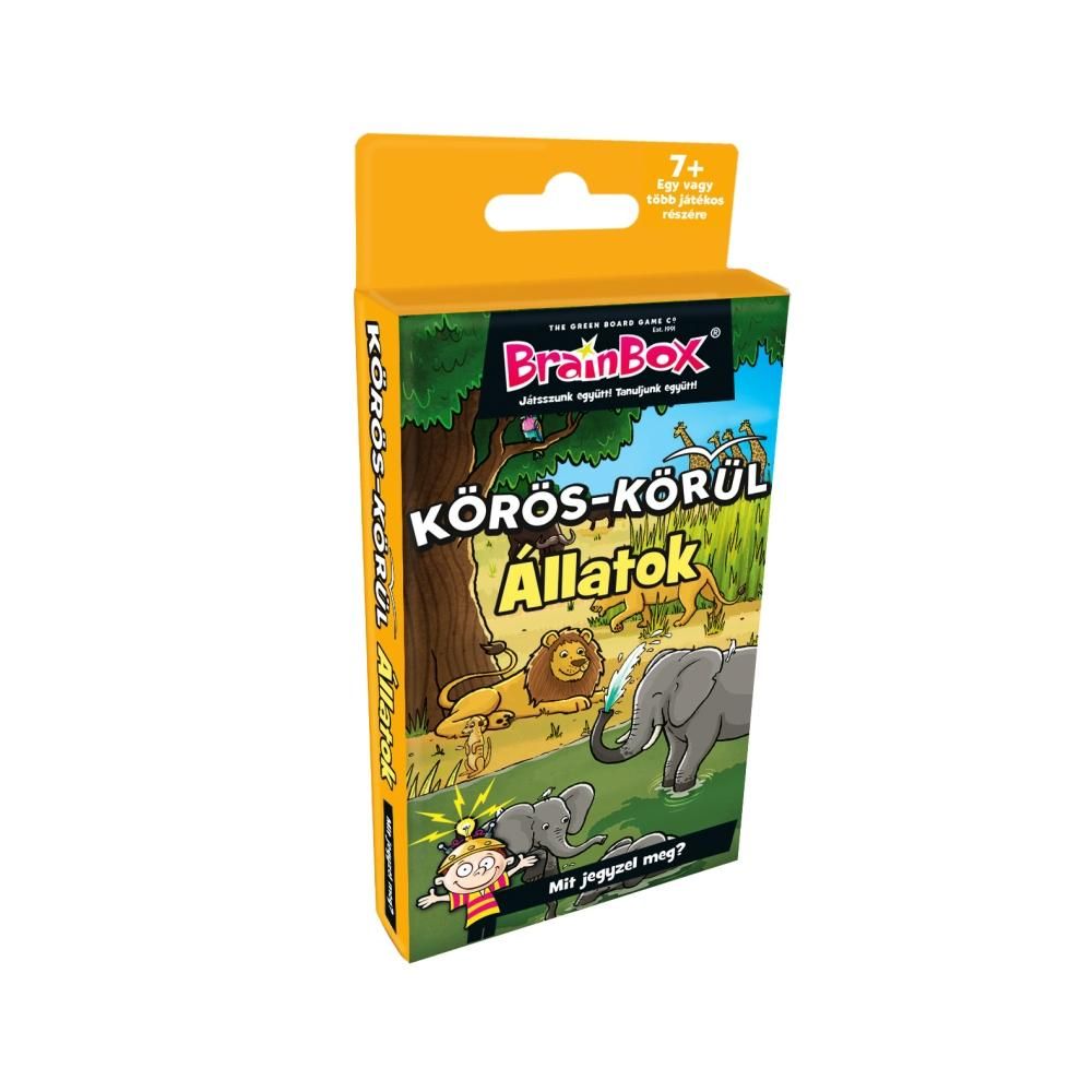 BrainBox Körös-körül állatok kártyajáték