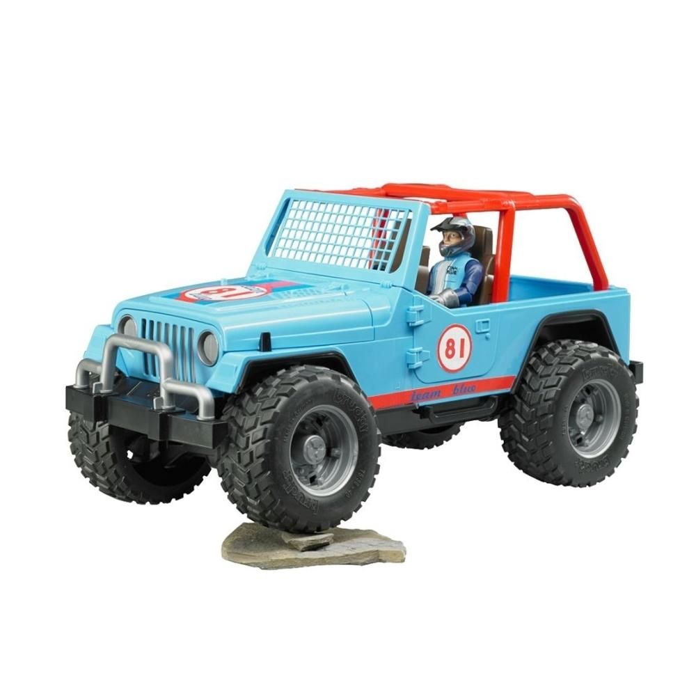 Bruder Jeep Cross kék terepjáró sofőrrel