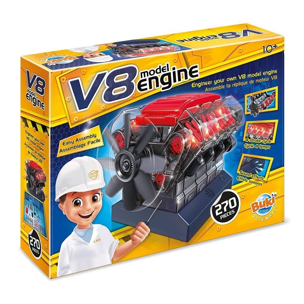Buki V8 motor játékmodell