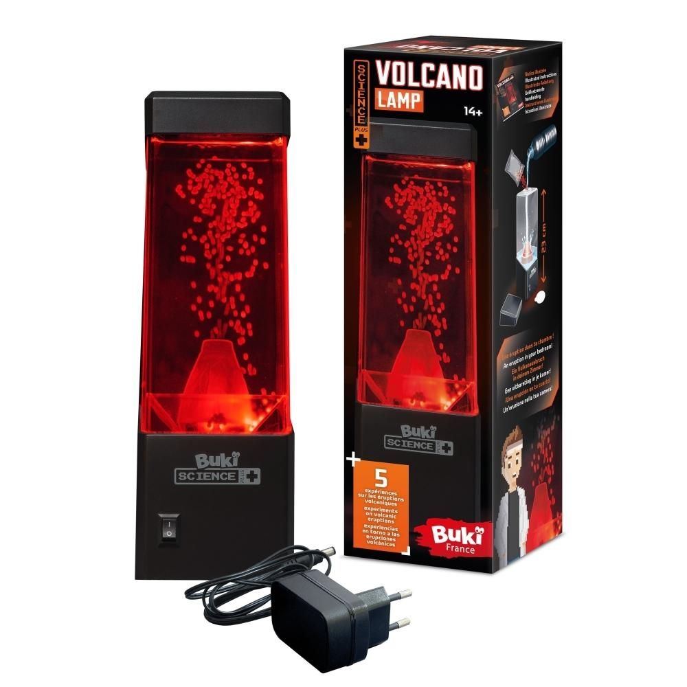 Buki Vulkán dekor lámpa 5 kísérlettel 