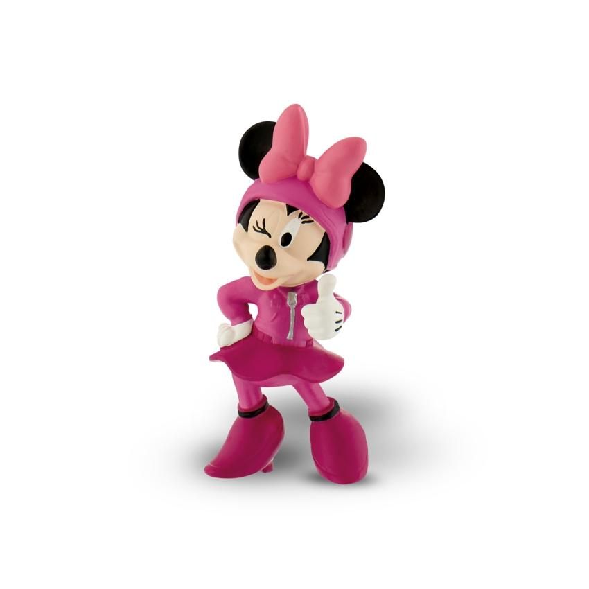 Bullyland 15463 Disney - Mickey és az autóversenyzők: Minnie 