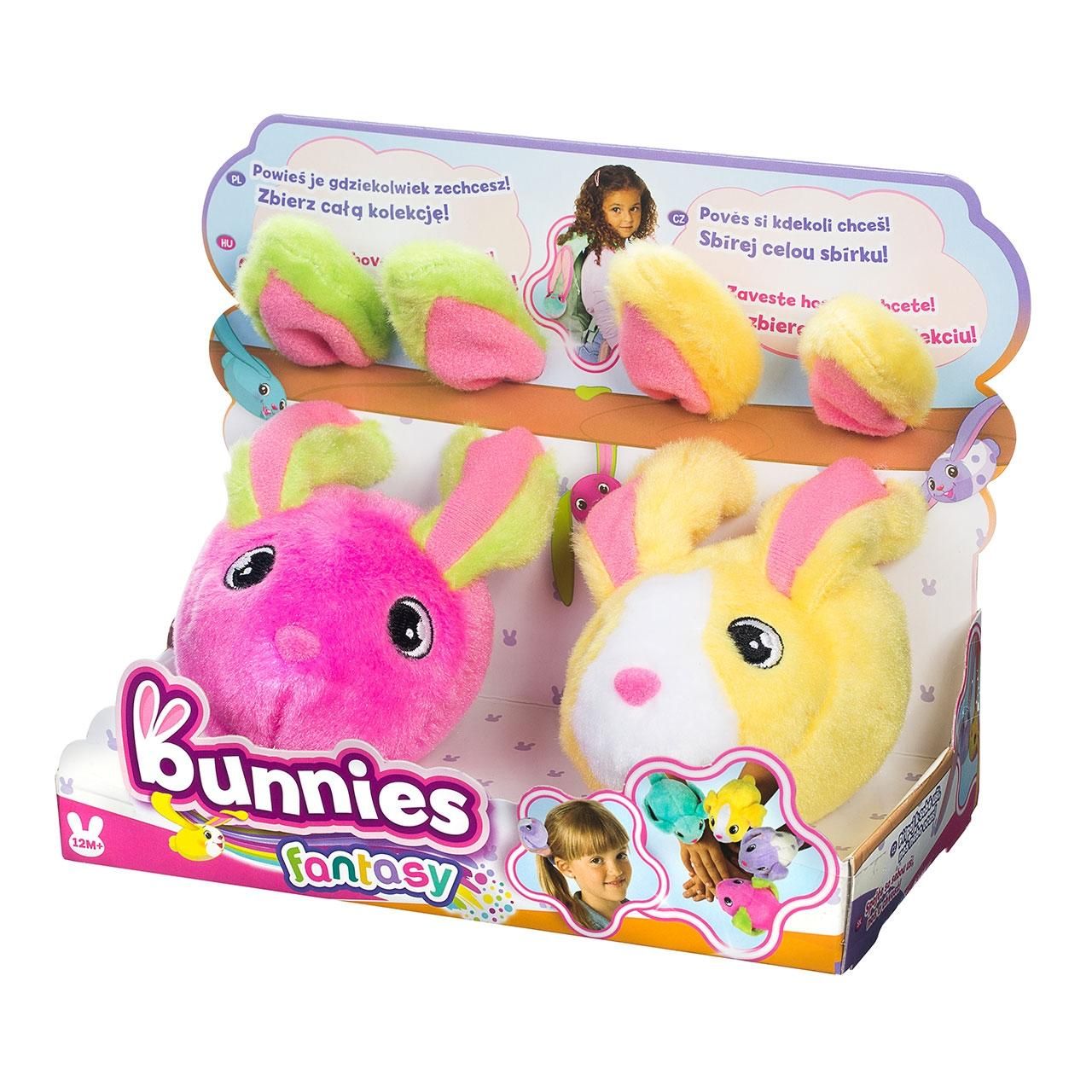 Bunnies fantázia nyuszi duplacsomag - rózsaszín és sárga