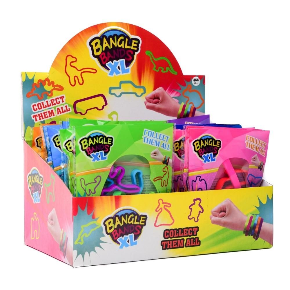 Canenco Bangle Bands XL neon szilikon karkötő 6 db (többféle)