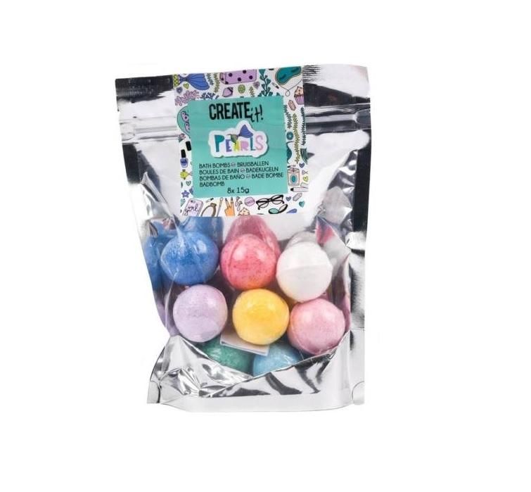 Canenco Create It! Fürdőgolyó 8 db-os, gyöngy