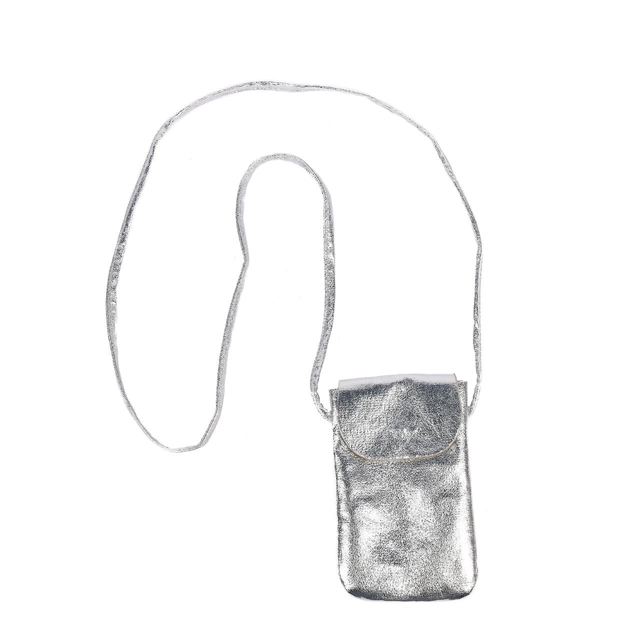 Canenco Create It! Telefon táska cipzárral, ezüst