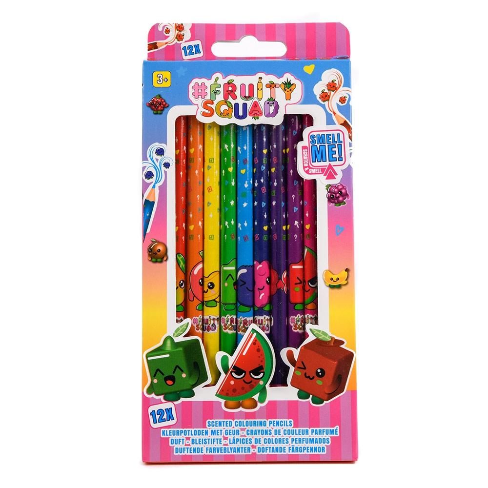 Canenco FruitySquad Illatos színes ceruzák, 12 db