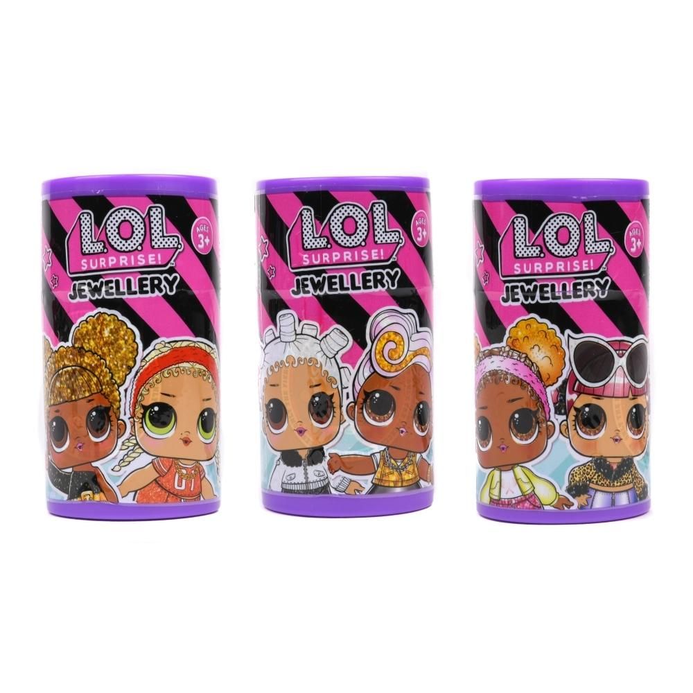 Canenco LOL Surprise Meglepetés ékszerek tubusban - kicsi (6 féle)