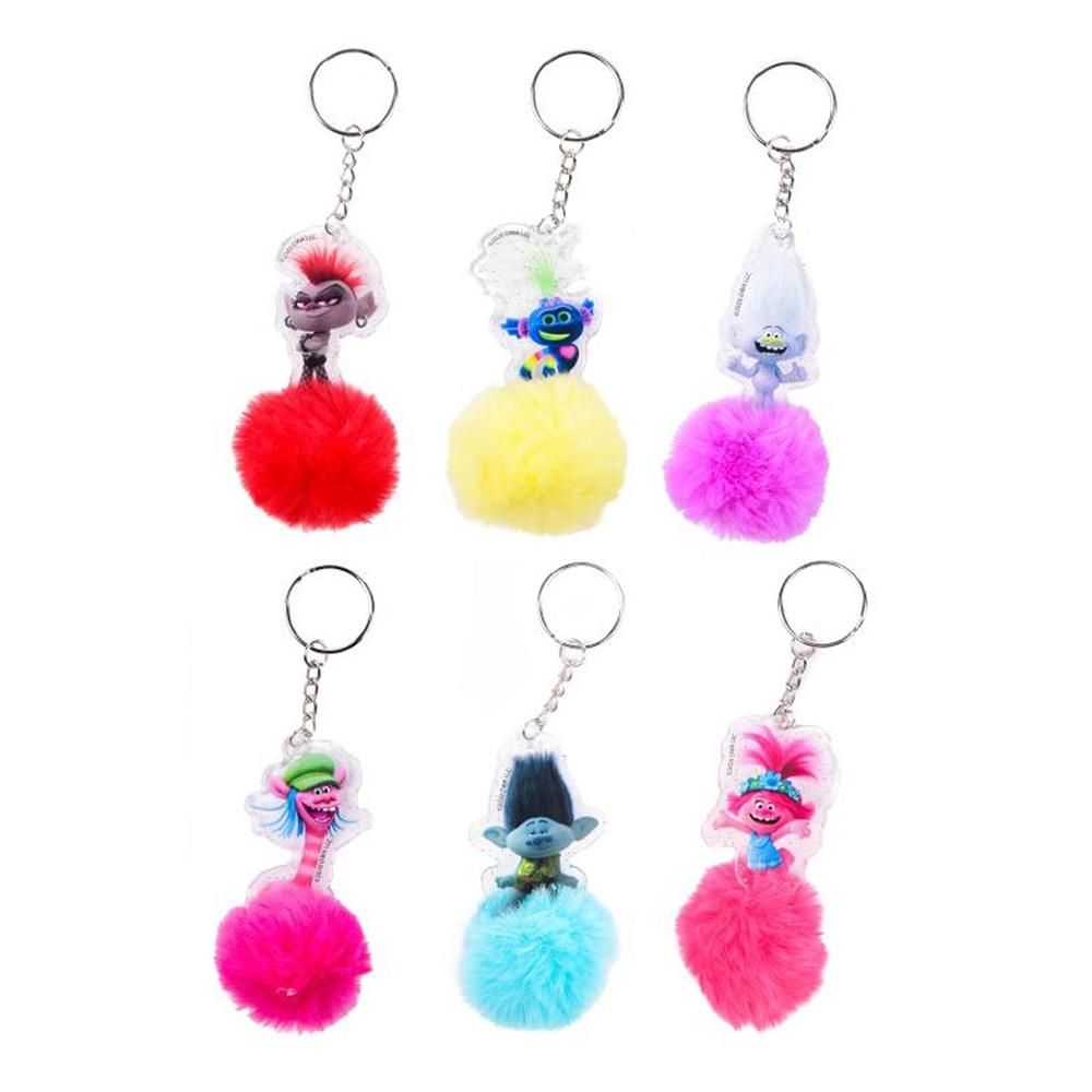 Canenco Trollok pompomos kulcstartó hálós tasakban (6 féle)