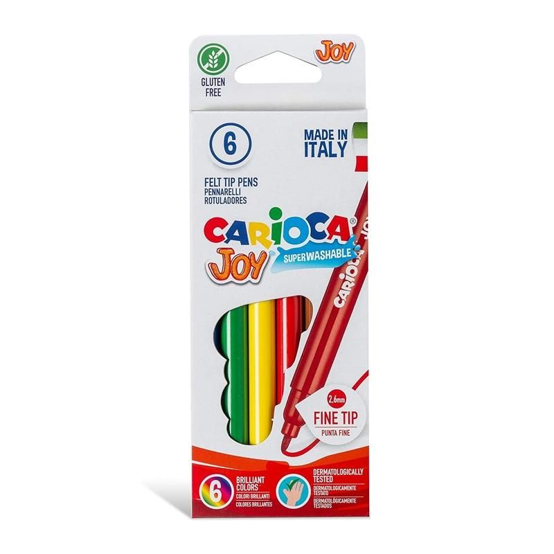 Carioca Lemosható filctoll szett, 6 db-os