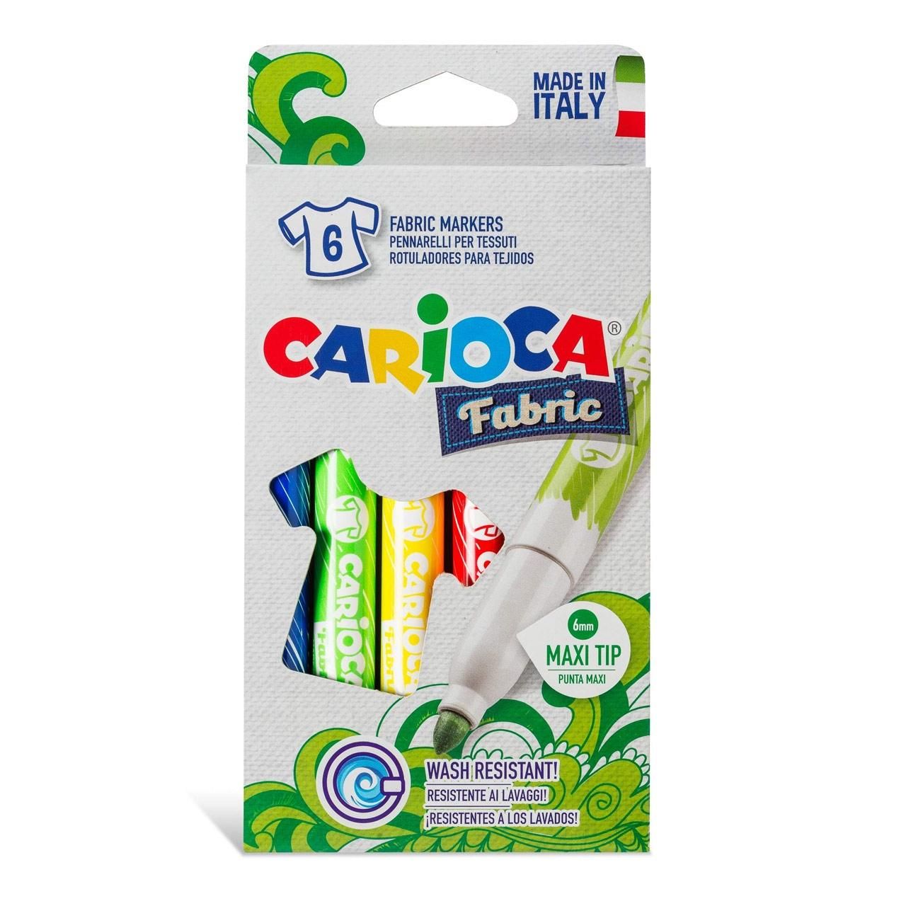 Carioca Textilfilc szett, 6 db-os