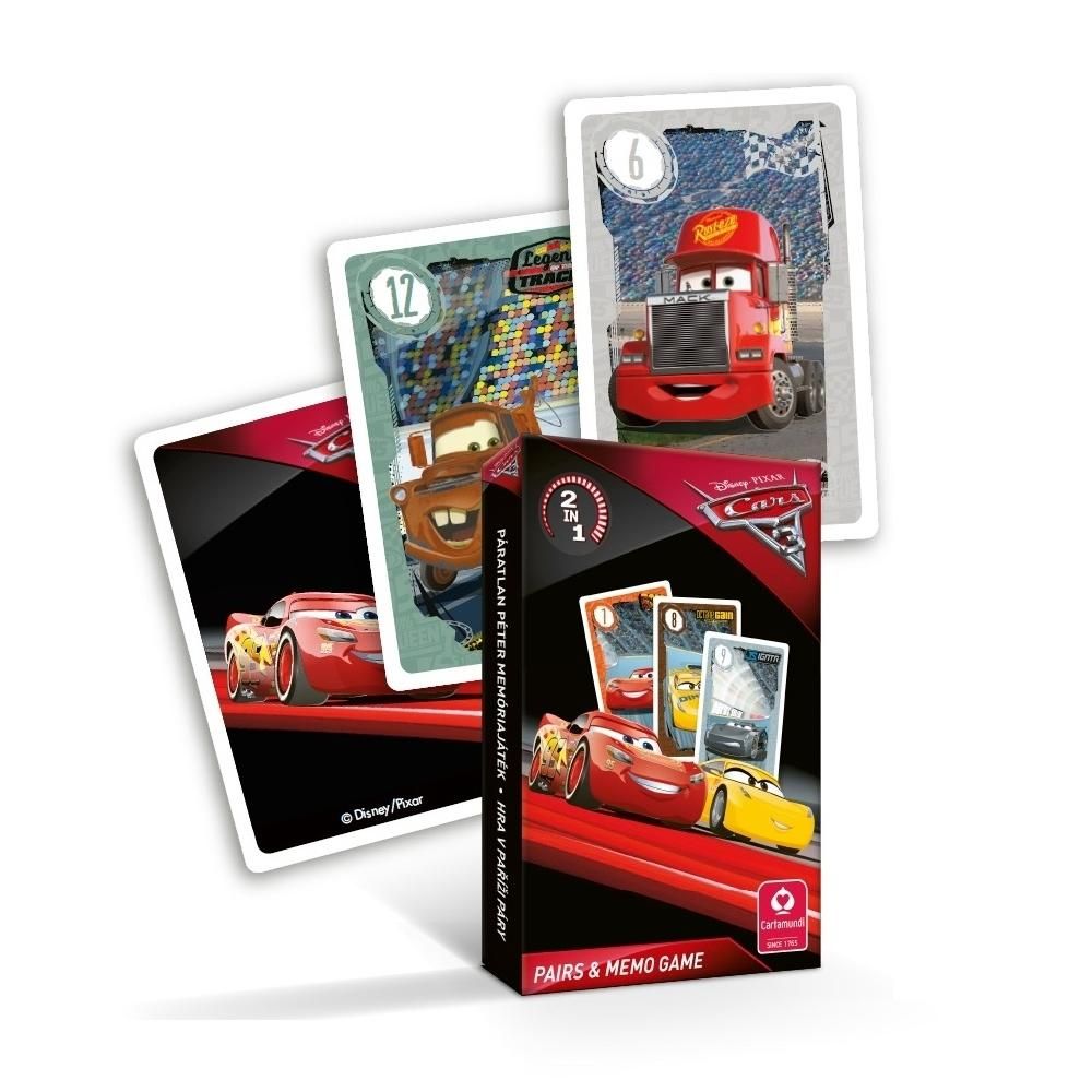 Cartamundi Cars 3. MINI Fekete Péter és memória kártya