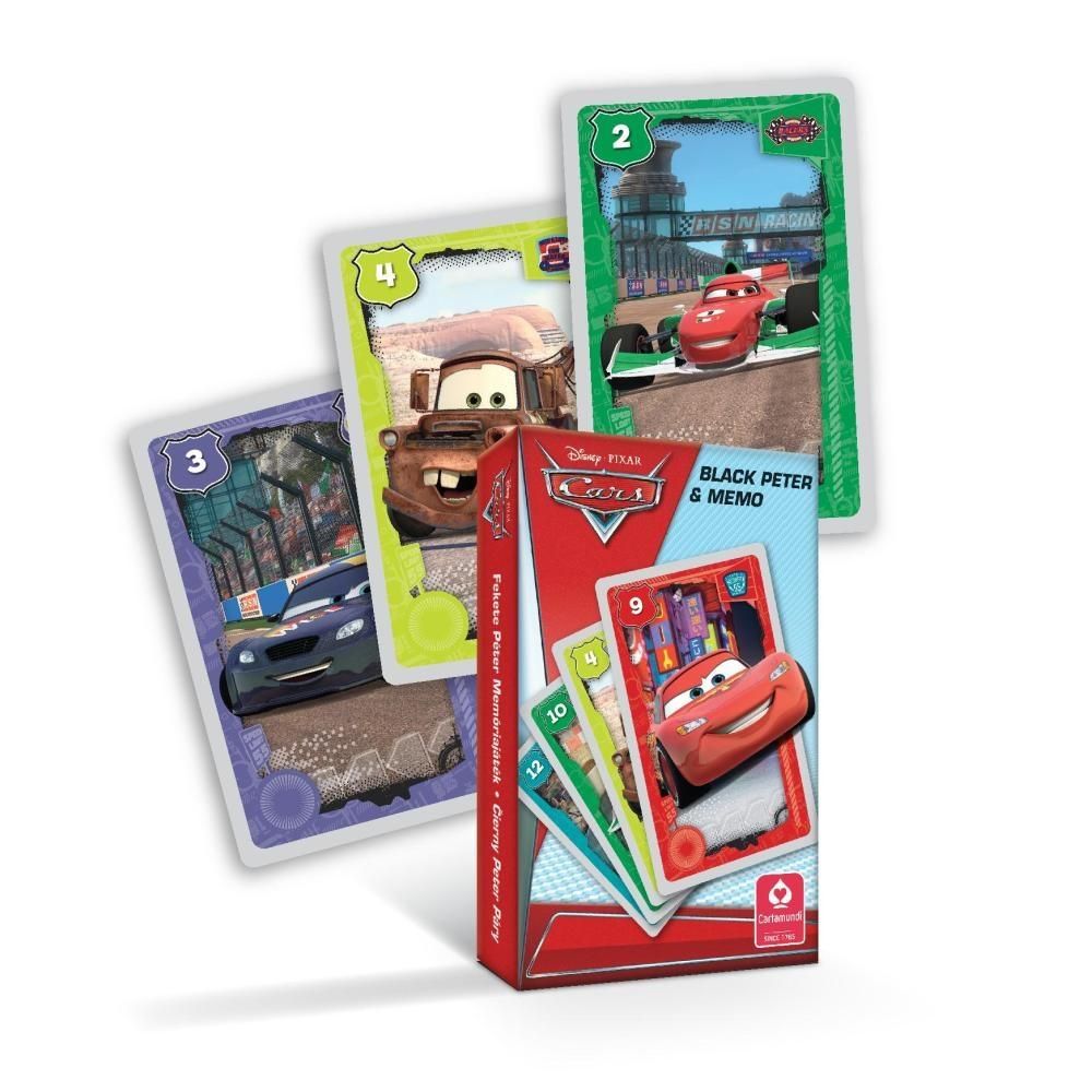 Cartamundi Cars MINI Fekete Péter és memória kártya
