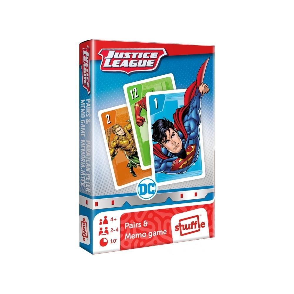 Cartamundi DC Comics Igazság Ligája MINI Fekete Péter és memória kártya