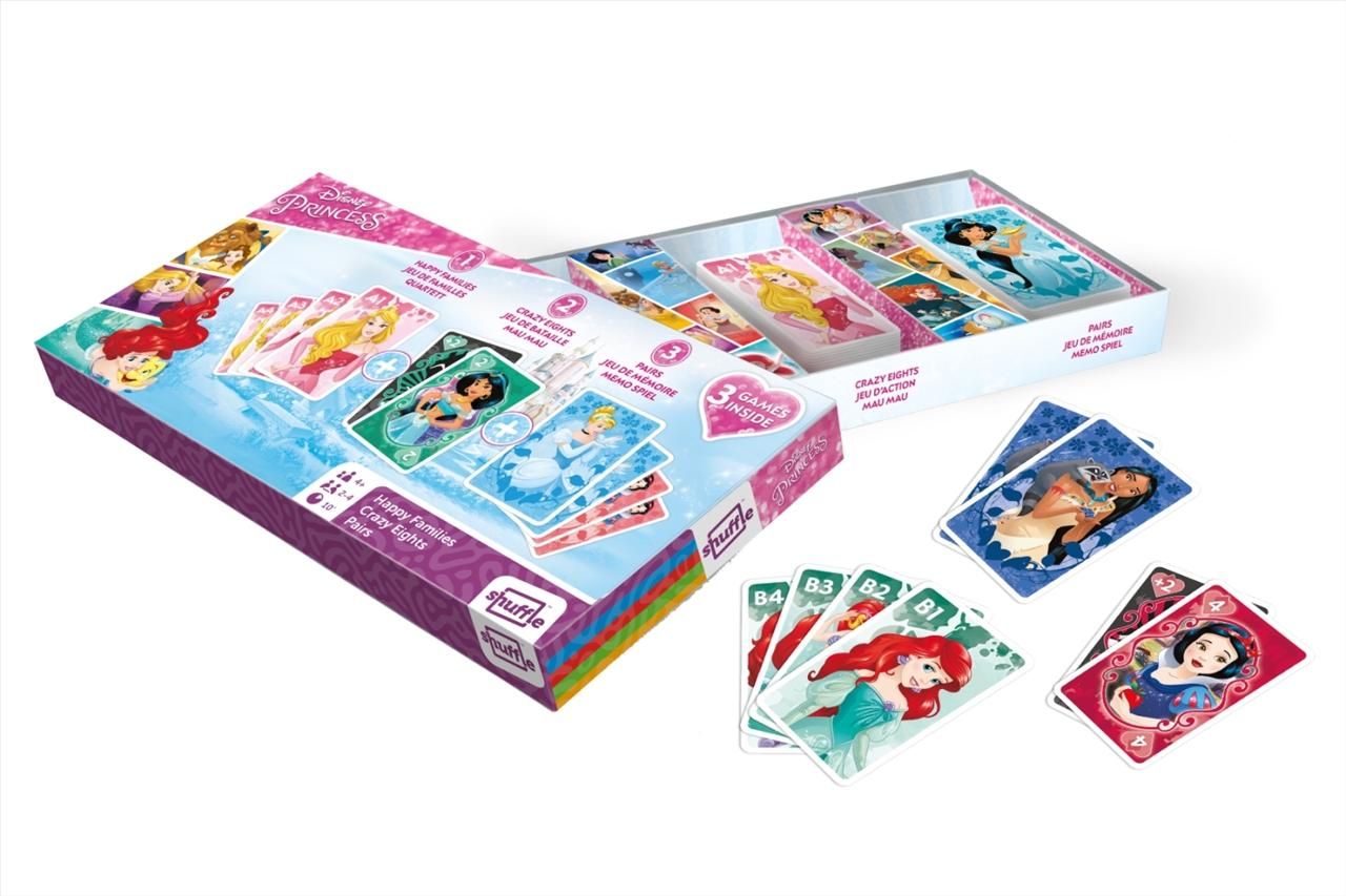 Cartamundi Disney Hercegnők 3 kártyajáték díszdobozban