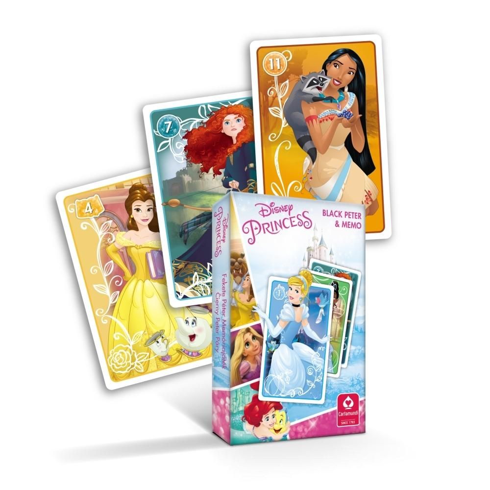 Cartamundi Hercegnők Disney MINI Fekete Péter és memória kártya