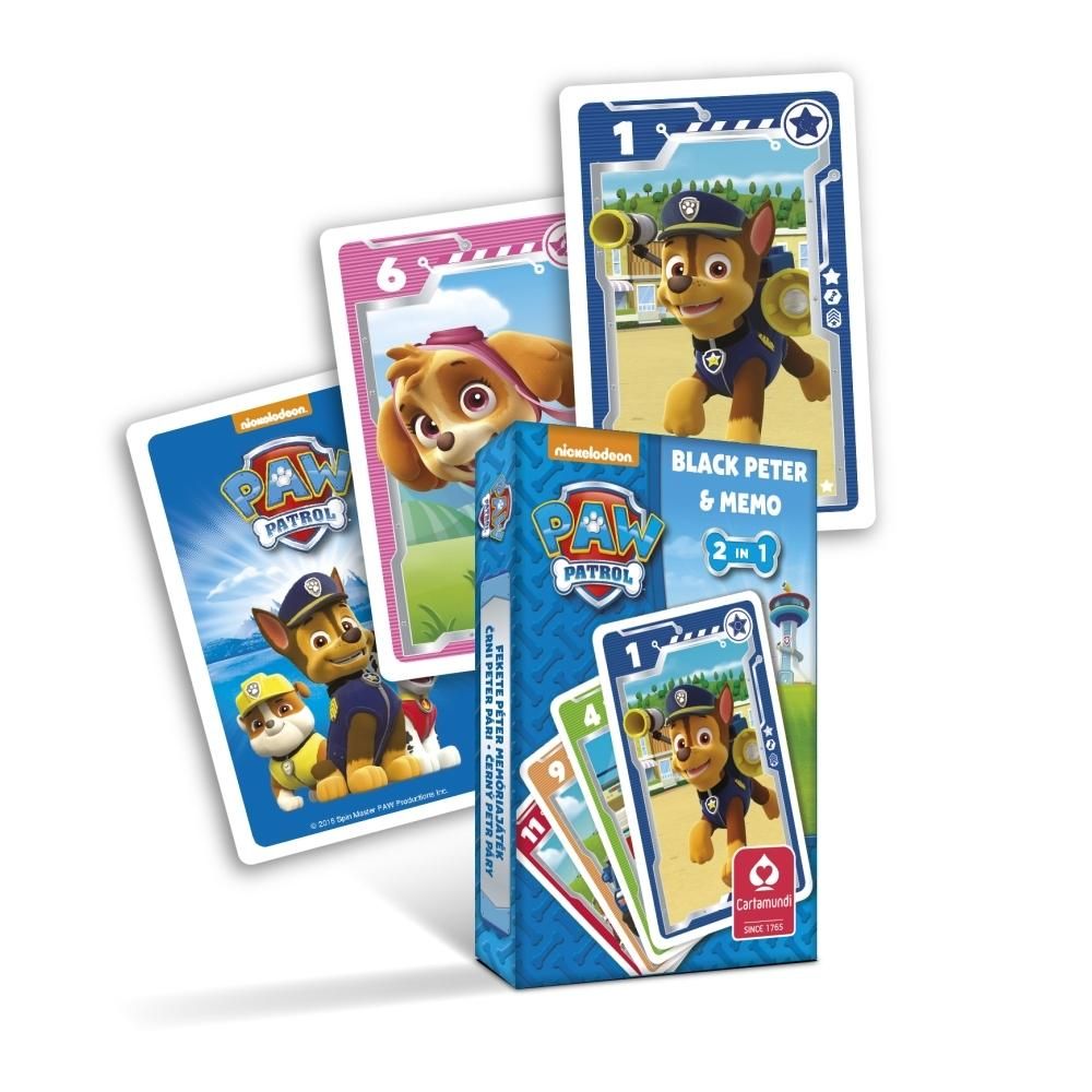 Cartamundi Mancs őrjárat MINI Fekete Péter és memória kártya