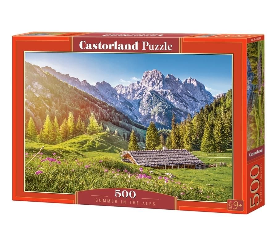 Castorland Puzzle 500 db - Nyár az Alpokban