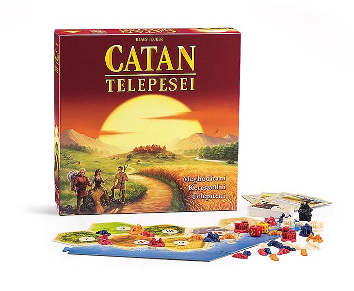 Catan Telepesei társasjáték 