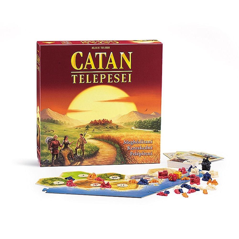 Catan Telepesei társasjáték (csomagolás sérült)