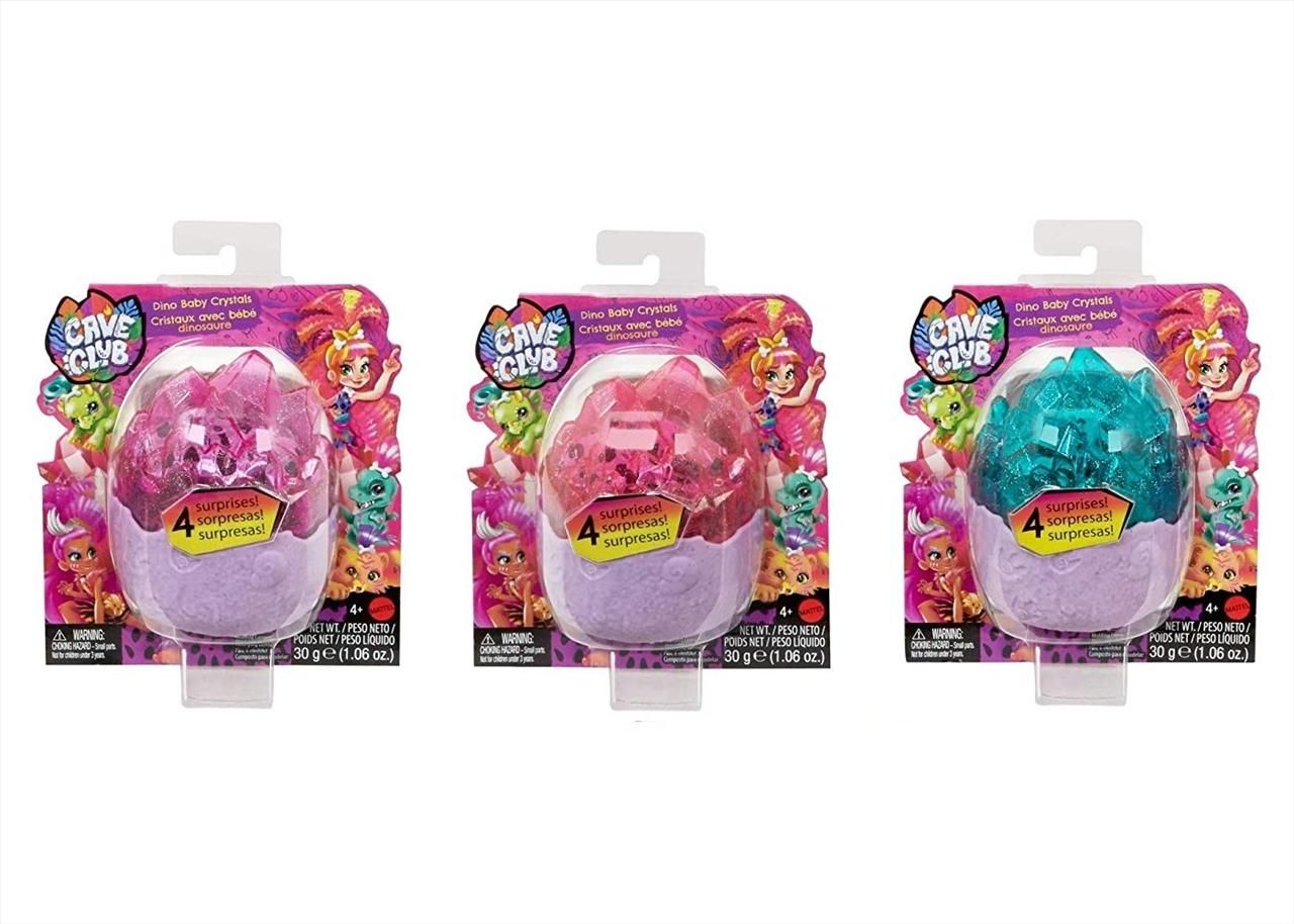 Cave Club meglepetés őslények kristályban (többféle)