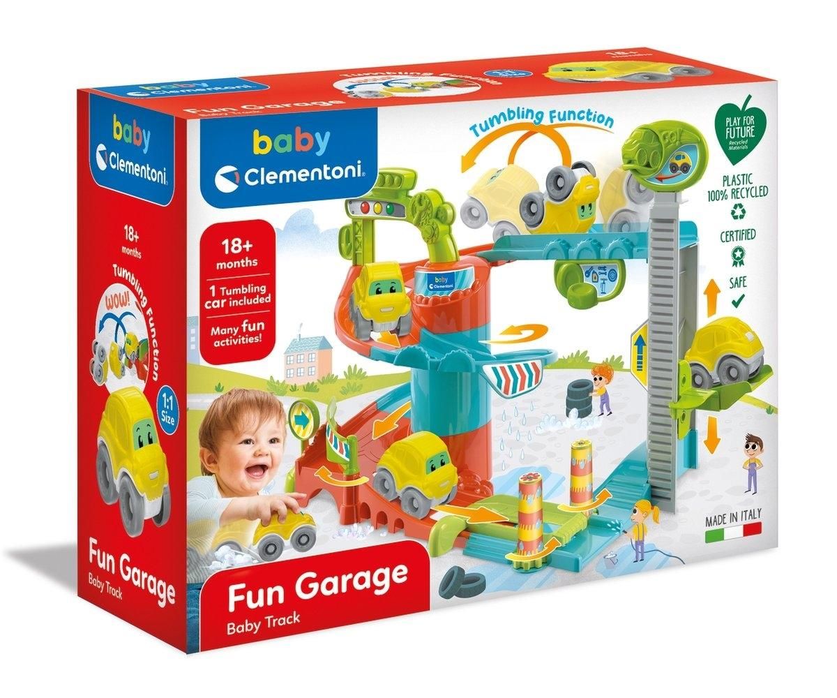 Clementoni Baby Fun Garage autós golyópálya játékszett