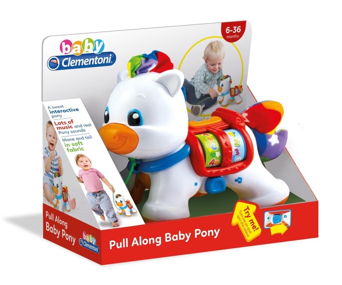 Clementoni Baby Húzható, készségfejlesztő póni