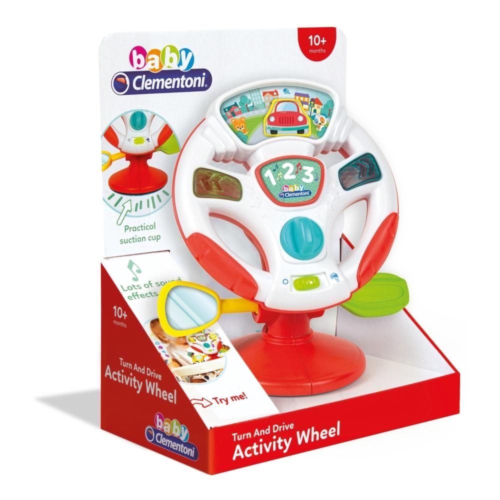 Clementoni Baby Interaktív kormánykerék hangokkal, fényekkel